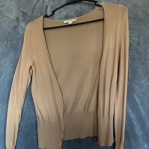 Color story camel cardigan size small